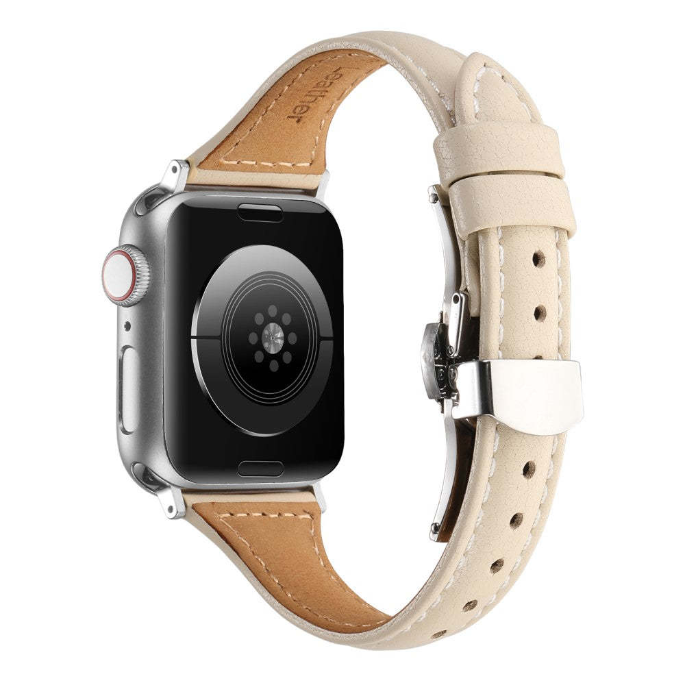 Vildt PΓ¦nt Γgte LΓ¦der Universal Rem passer til Apple Smartwatch - Brun#serie_1
