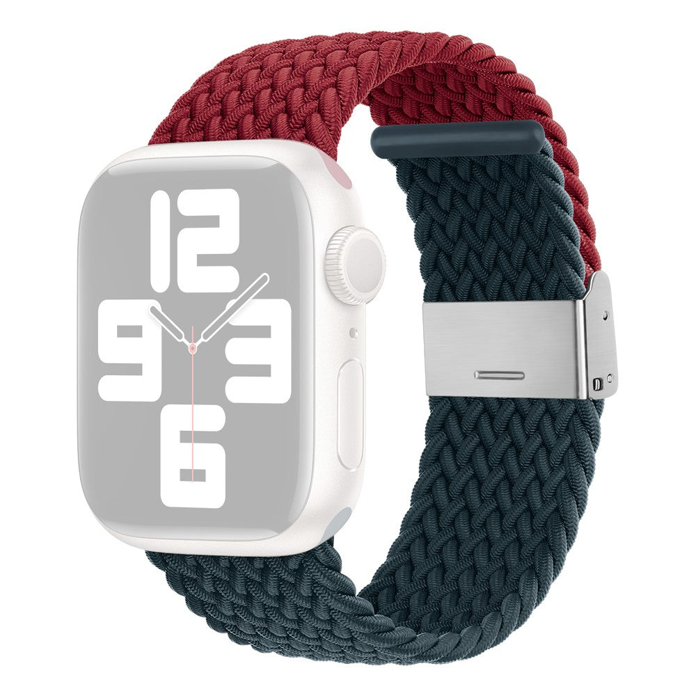 TidslΓΈst Nylon Universal Rem passer til Apple Smartwatch - BlΓ₯#serie_1