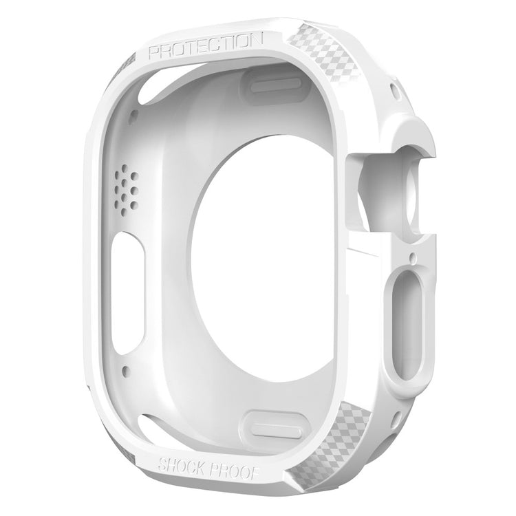 Apple Watch Series 8 (45mm) / Apple Watch Series 7 45mm Beskyttende Silikone Bumper  - Hvid#serie_2