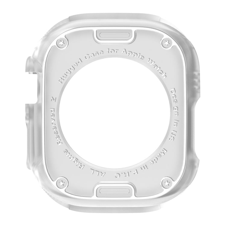 Apple Watch Series 8 (45mm) / Apple Watch Series 7 45mm Beskyttende Silikone Bumper  - Gennemsigtig#serie_4