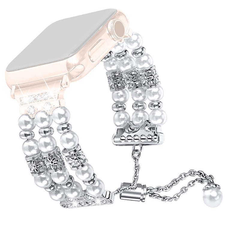 Vildt flot Universal Apple Metal, Plastik og Rhinsten Rem - Sølv#serie_5