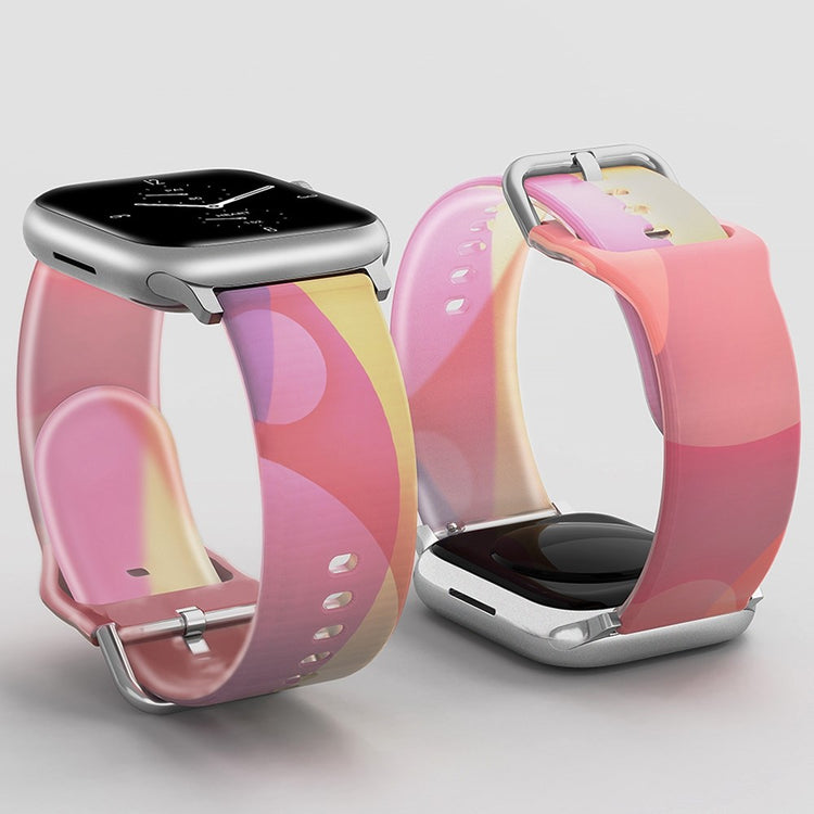 Super cool Universal Apple Silikone Rem - Pink#serie_10