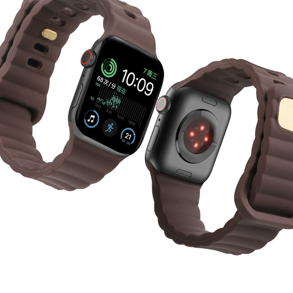 Meget slidstærk Universal Apple Silikone Rem - Brun#serie_9