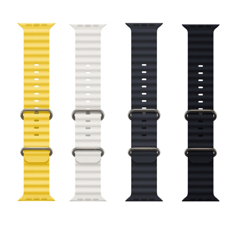 Vildt kønt Universal Apple Silikone Rem - Hvid#serie_1