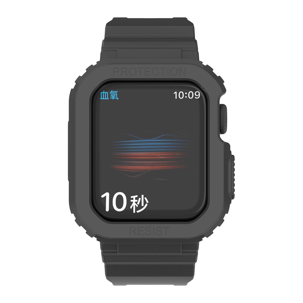 Fremragende Universal Apple Silikone Rem - Sort#serie_1