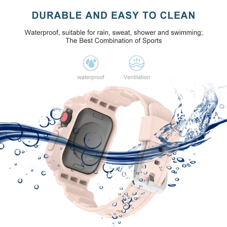 Fremragende Universal Apple Silikone Rem - Pink#serie_4