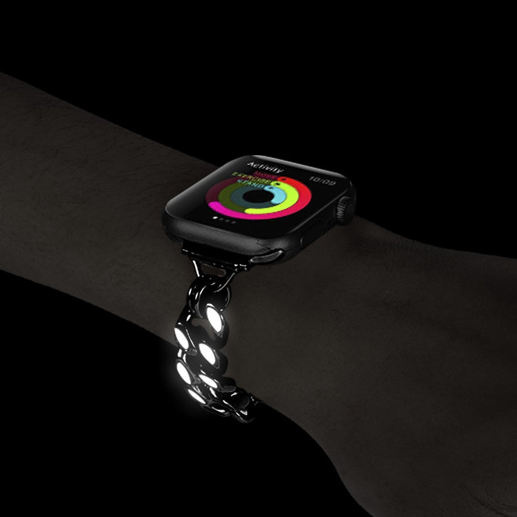 Super sejt Universal Apple Metal Rem - Sølv#serie_2