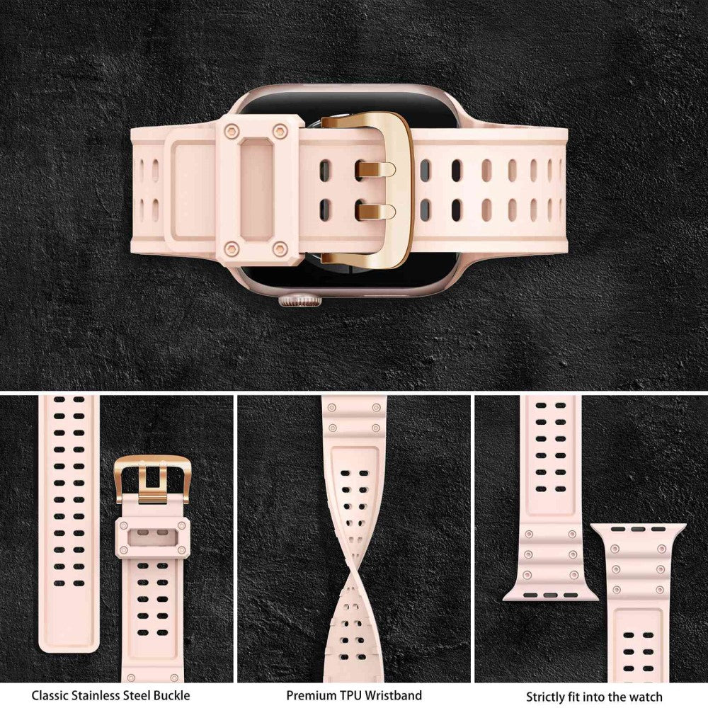 Rigtigt rart Universal Apple Silikone Rem - Pink#serie_5