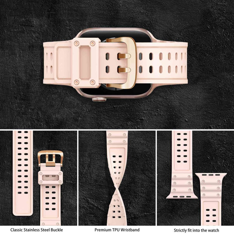 Rigtigt rart Universal Apple Silikone Rem - Pink#serie_5