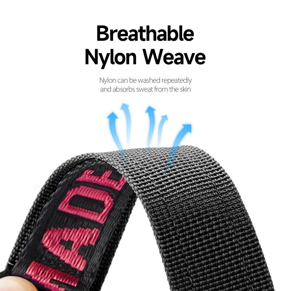 Vildt godt Universal Apple Nylon Rem - Rød#serie_2