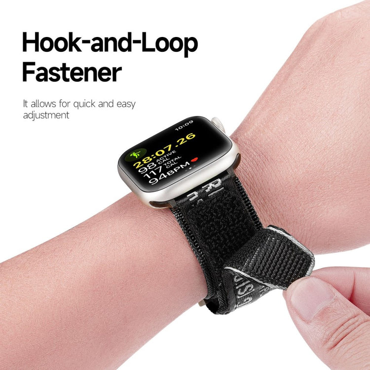 Vildt godt Universal Apple Nylon Rem - Sort#serie_3