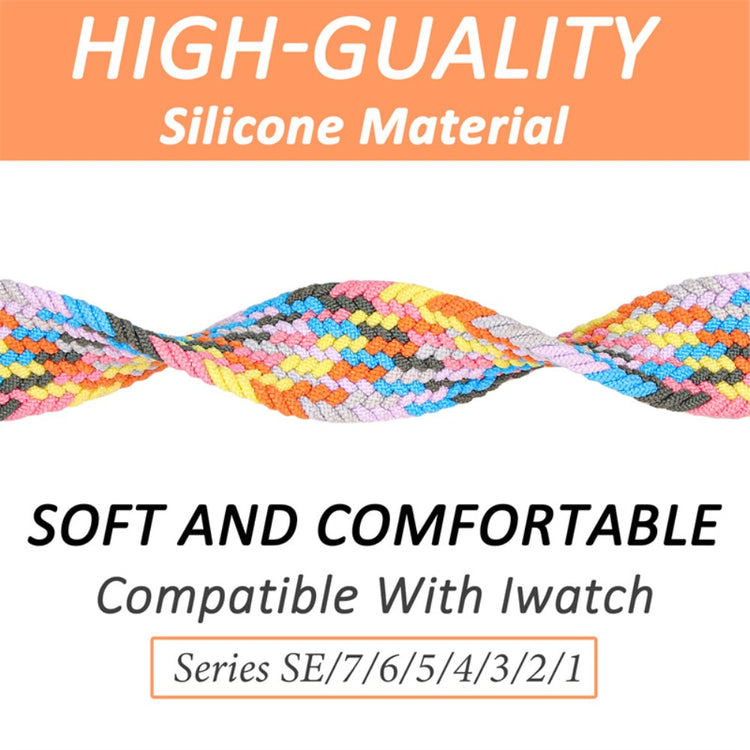 Vildt sejt Universal Apple Nylon Rem - Størrelse: L - Flerfarvet#serie_3