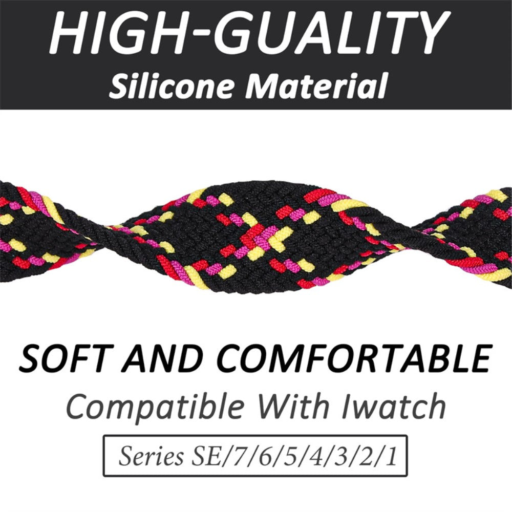 Vildt sejt Universal Apple Nylon Rem - Størrelse: L - Flerfarvet#serie_5