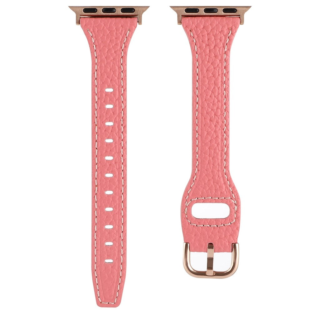 Meget cool Universal Apple Ægte læder Rem - Pink#serie_4