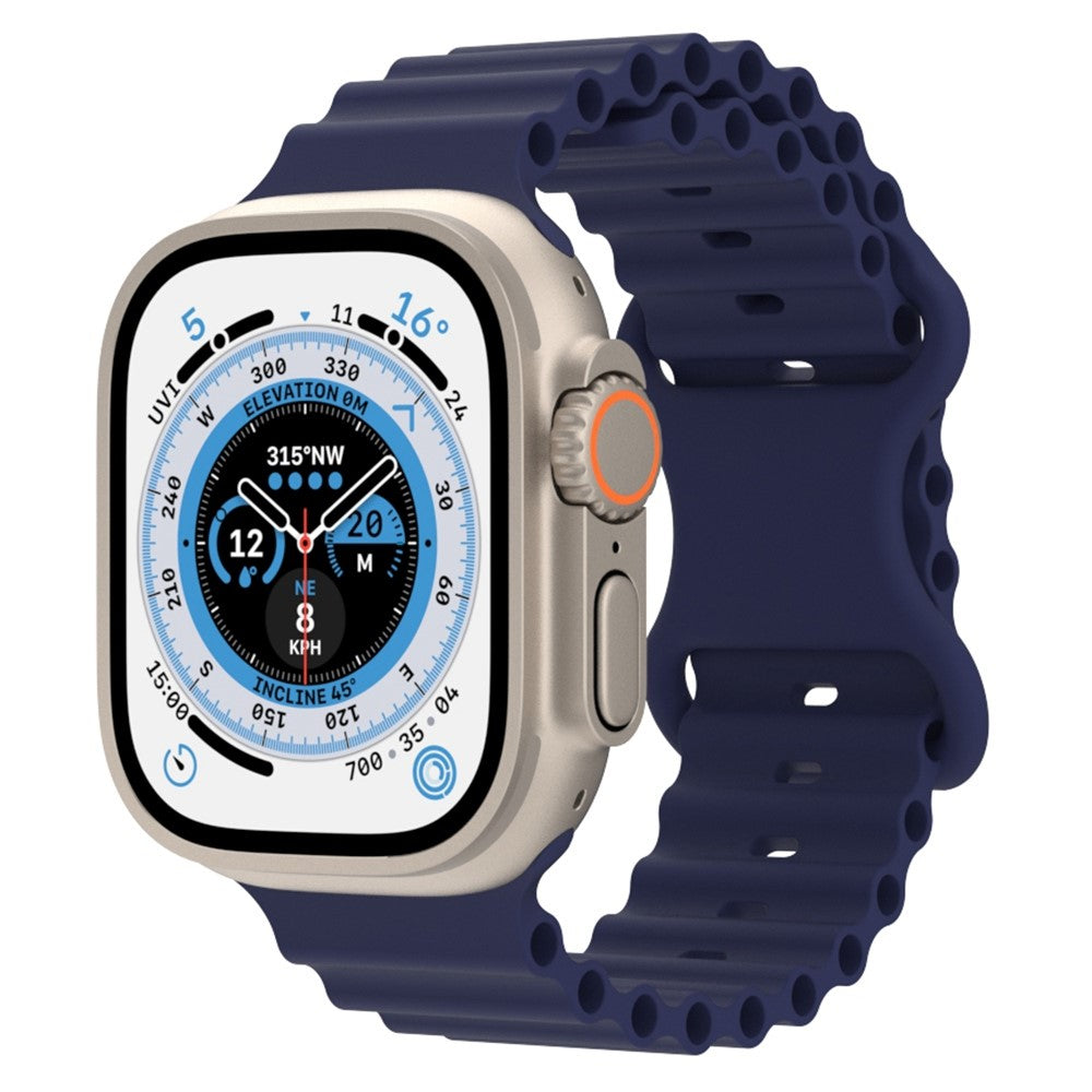 Mega holdbart Universal Apple Silikone Rem - Blå#serie_11