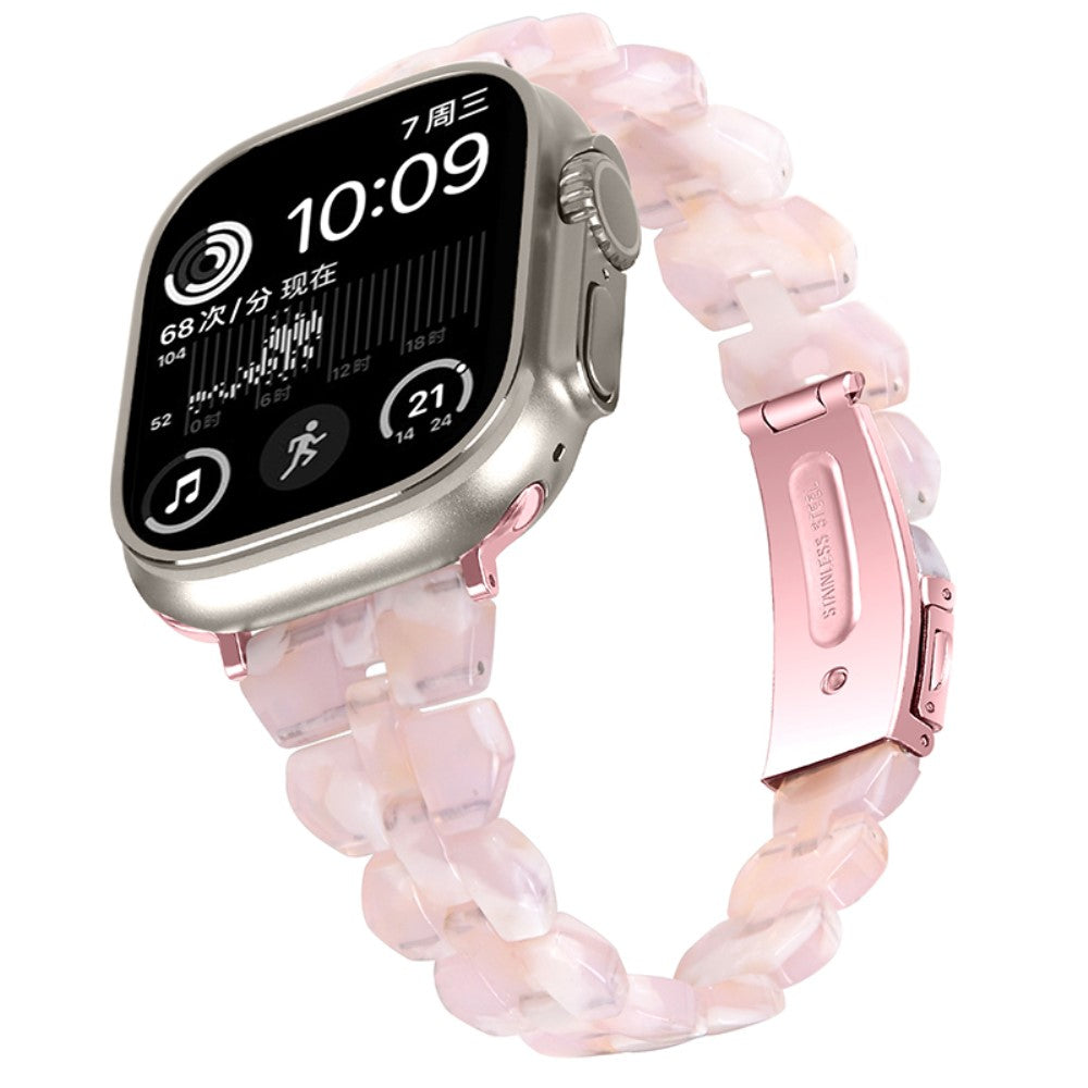 Meget kønt Universal Apple Plastik Rem - Pink#serie_2