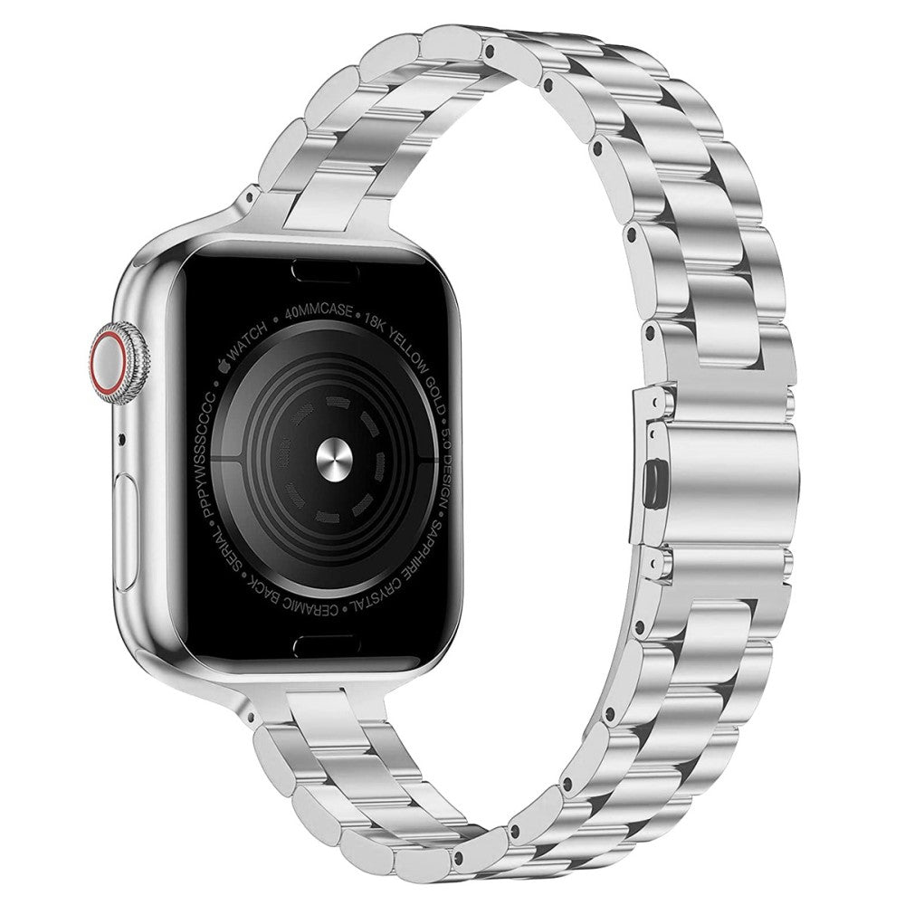 Super kønt Universal Apple Metal Rem - Sølv#serie_4