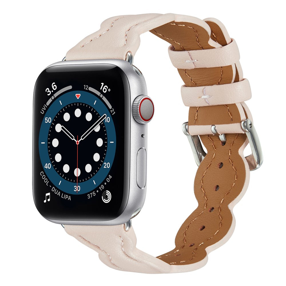 Meget nydelig Universal Apple Ægte læder Rem - Pink#serie_4