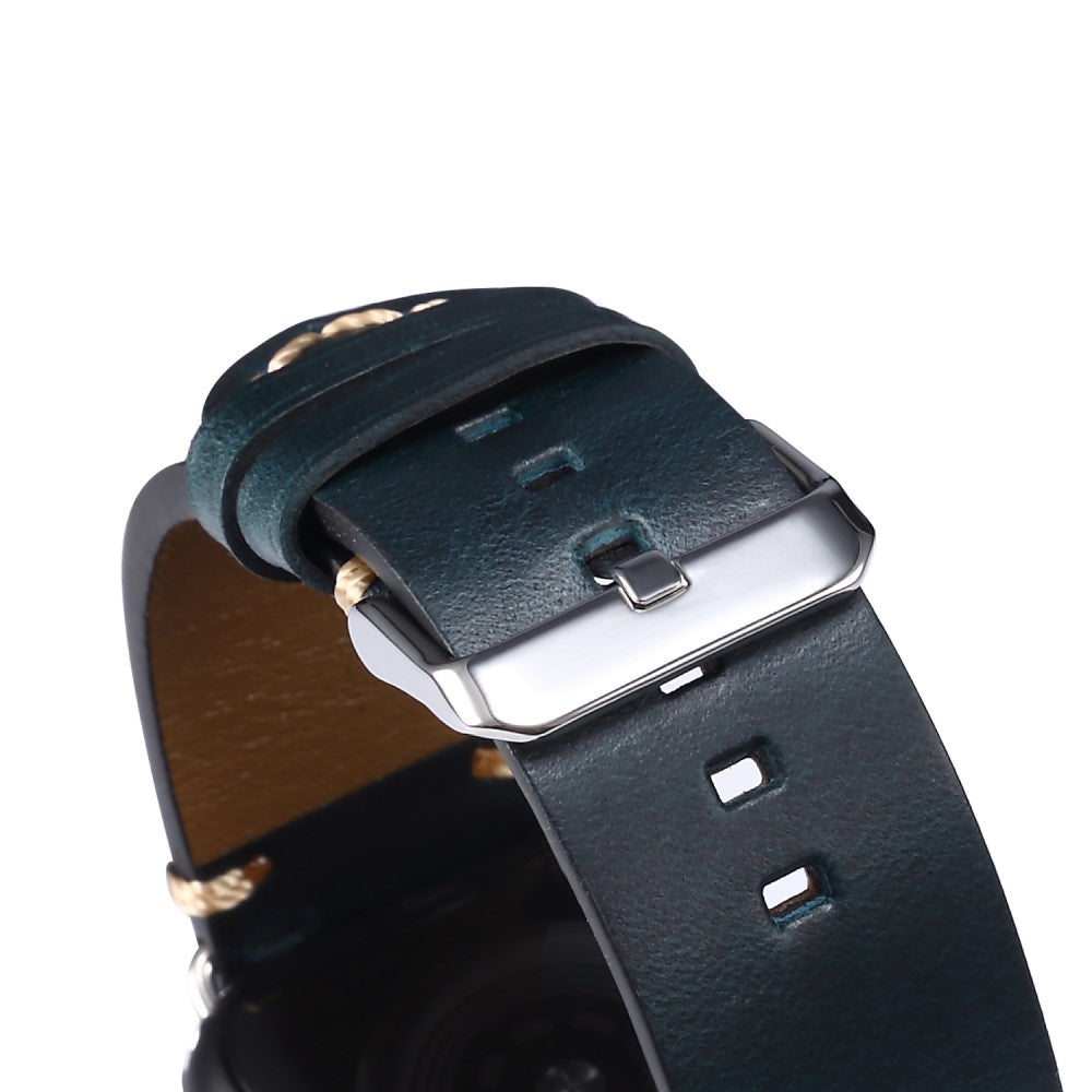 Mega flot Universal Apple Ægte læder Rem - Blå#serie_2
