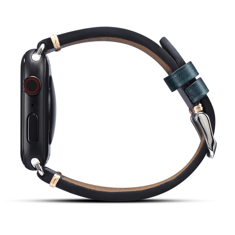 Mega flot Universal Apple Ægte læder Rem - Blå#serie_2