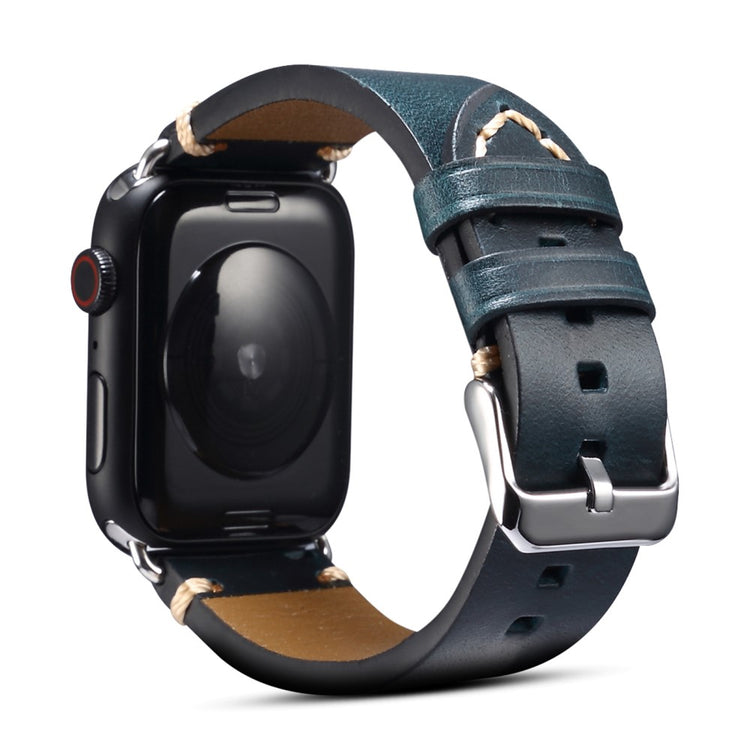 Mega flot Universal Apple Ægte læder Rem - Blå#serie_2