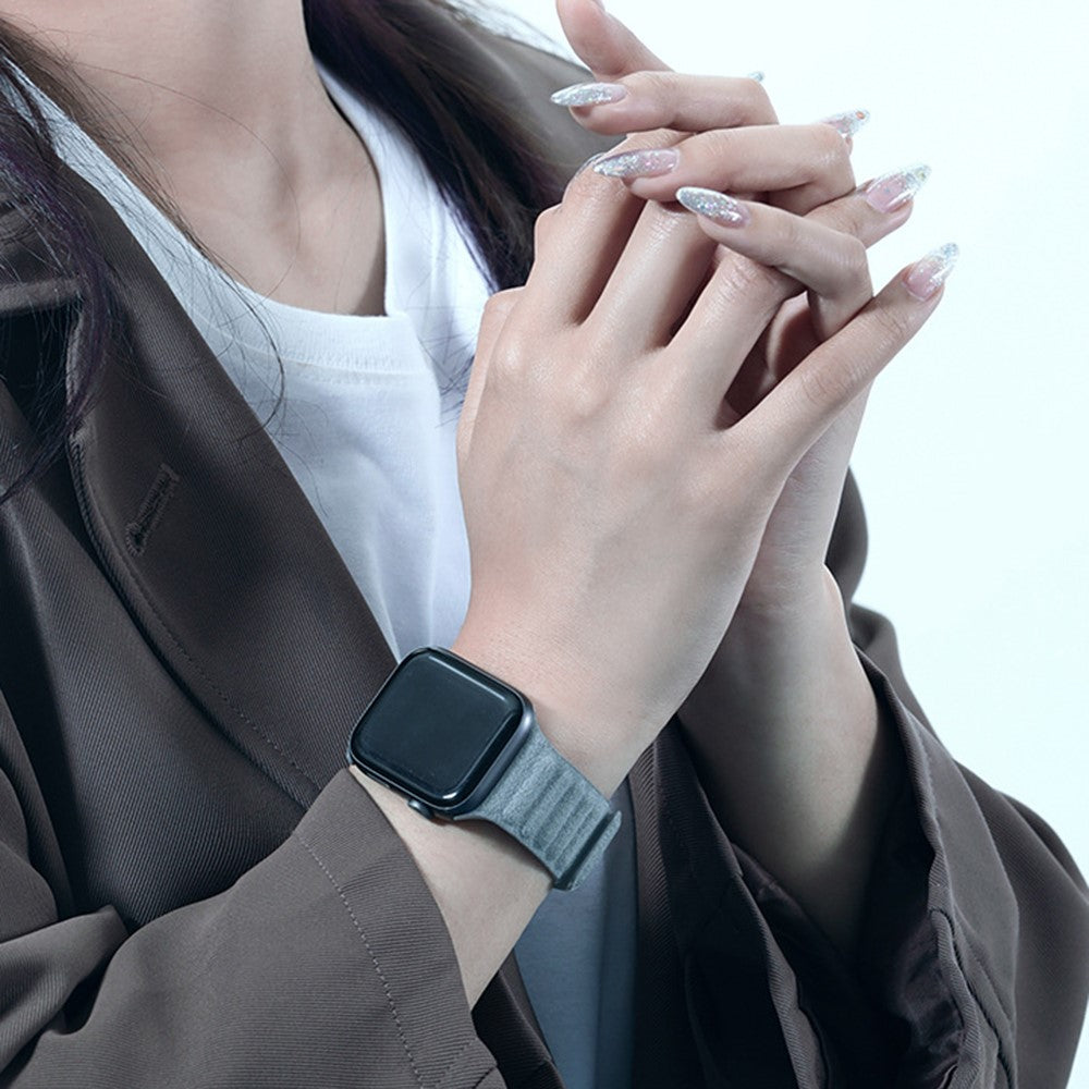 Rigtigt Elegant Kunstlæder Universal Rem passer til Apple Smartwatch - Pink#serie_5