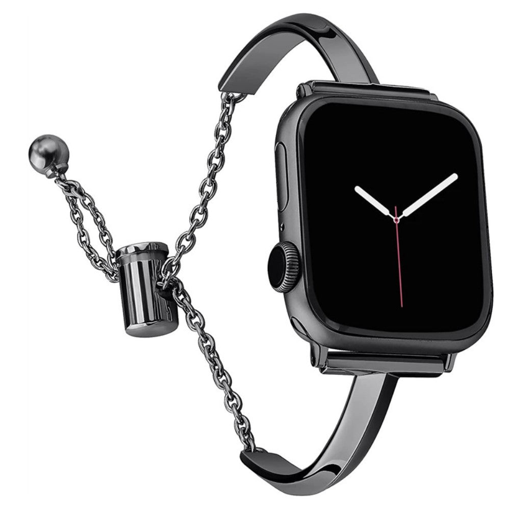 Helt Vildt Kønt Metal Universal Rem passer til Apple Smartwatch - Sort#serie_1