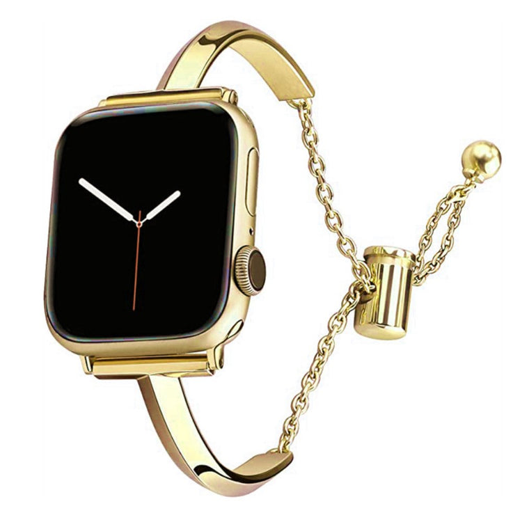 Helt Vildt Kønt Metal Universal Rem passer til Apple Smartwatch - Guld#serie_4