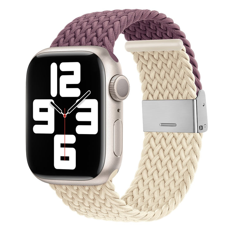 Glimrende Nylon Universal Rem passer til Apple Smartwatch - Lilla#serie_15