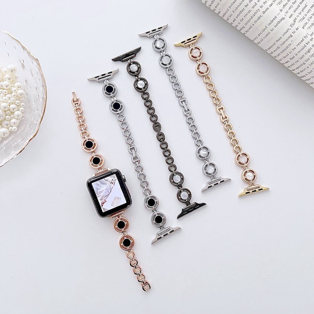 Super Sejt Metal Universal Rem passer til Apple Smartwatch - Sølv#serie_5