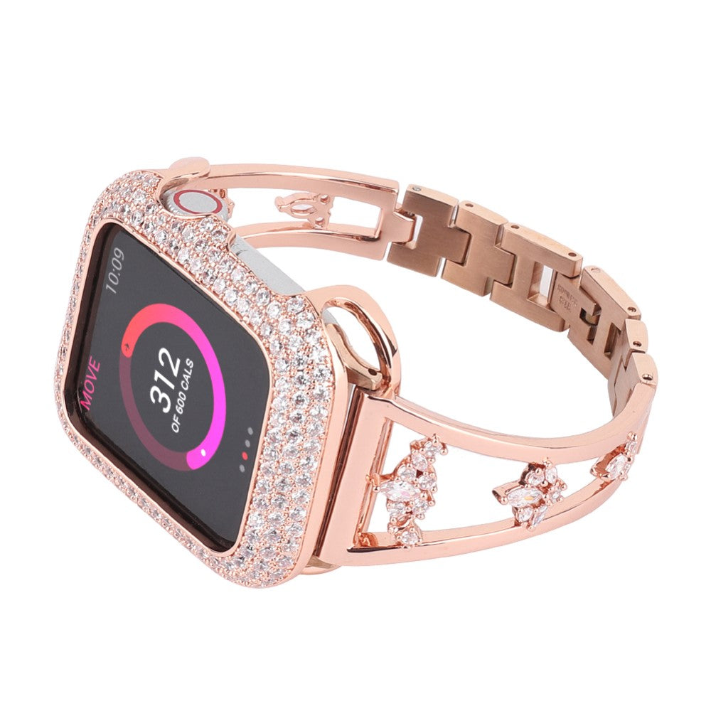 Meget Elegant Metal Universal Rem passer til Apple Smartwatch - Pink#serie_2