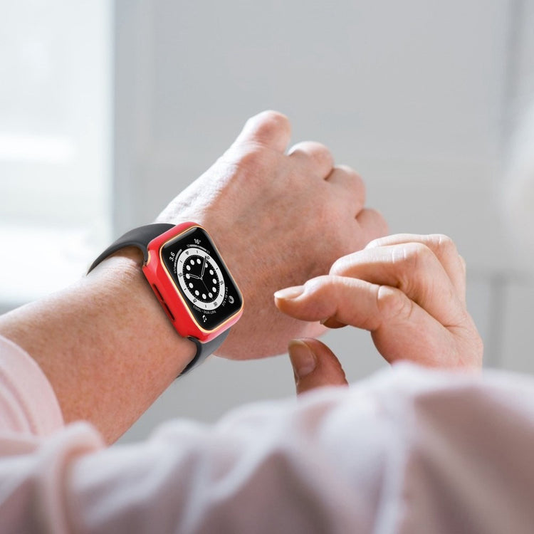 Vildt Flot Universal Apple Cover med Skærmbeskytter i Plastik og Hærdet Glas - Rød#serie_7