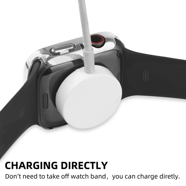 Mega Fint Universal Apple Cover med Skærmbeskytter i Plastik, Rhinsten og Hærdet Glas - Sølv#serie_2