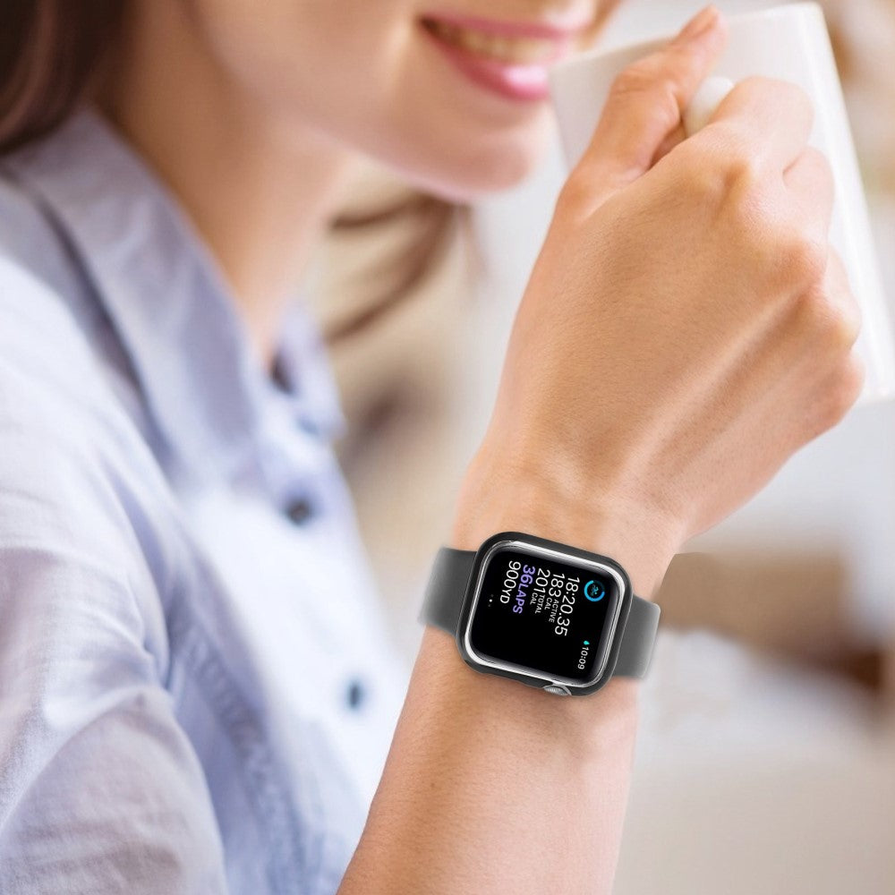 Vildt Fint Universal Apple Cover med Skærmbeskytter i Plastik og Hærdet Glas - Sort#serie_1