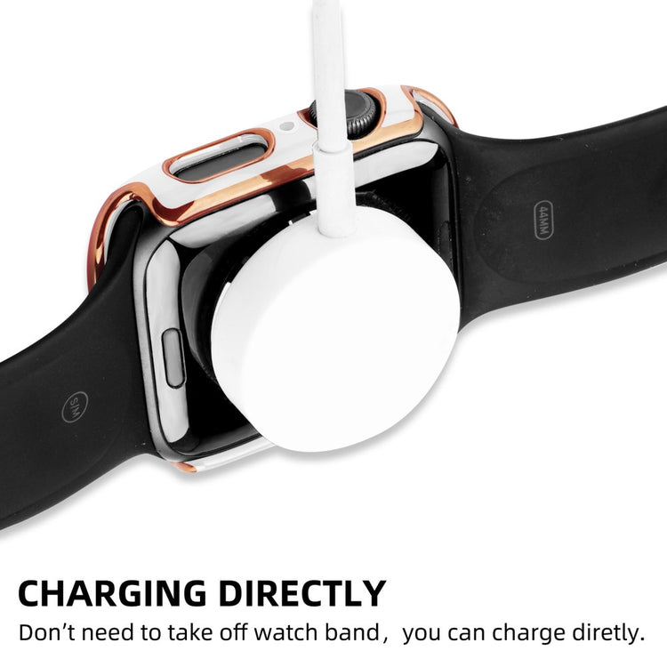 Vildt Fint Universal Apple Cover med Skærmbeskytter i Plastik og Hærdet Glas - Hvid#serie_4