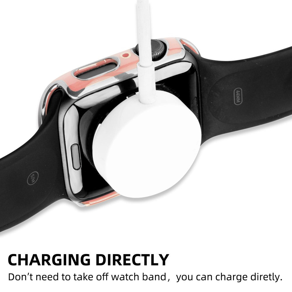 Vildt Fint Universal Apple Cover med Skærmbeskytter i Plastik og Hærdet Glas - Pink#serie_6