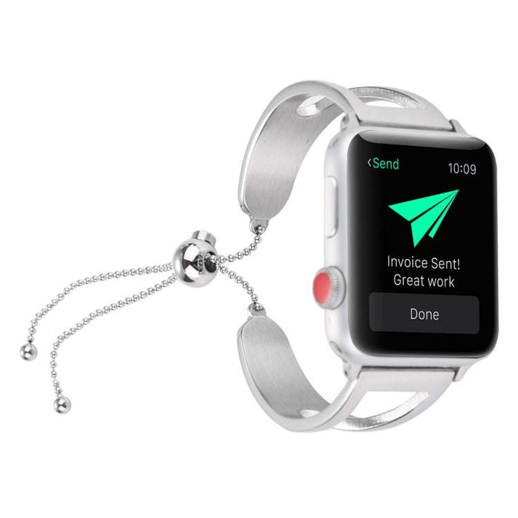 Vildt pænt Apple Watch Series 1-3 38mm Metal Rem - Sølv#serie_3
