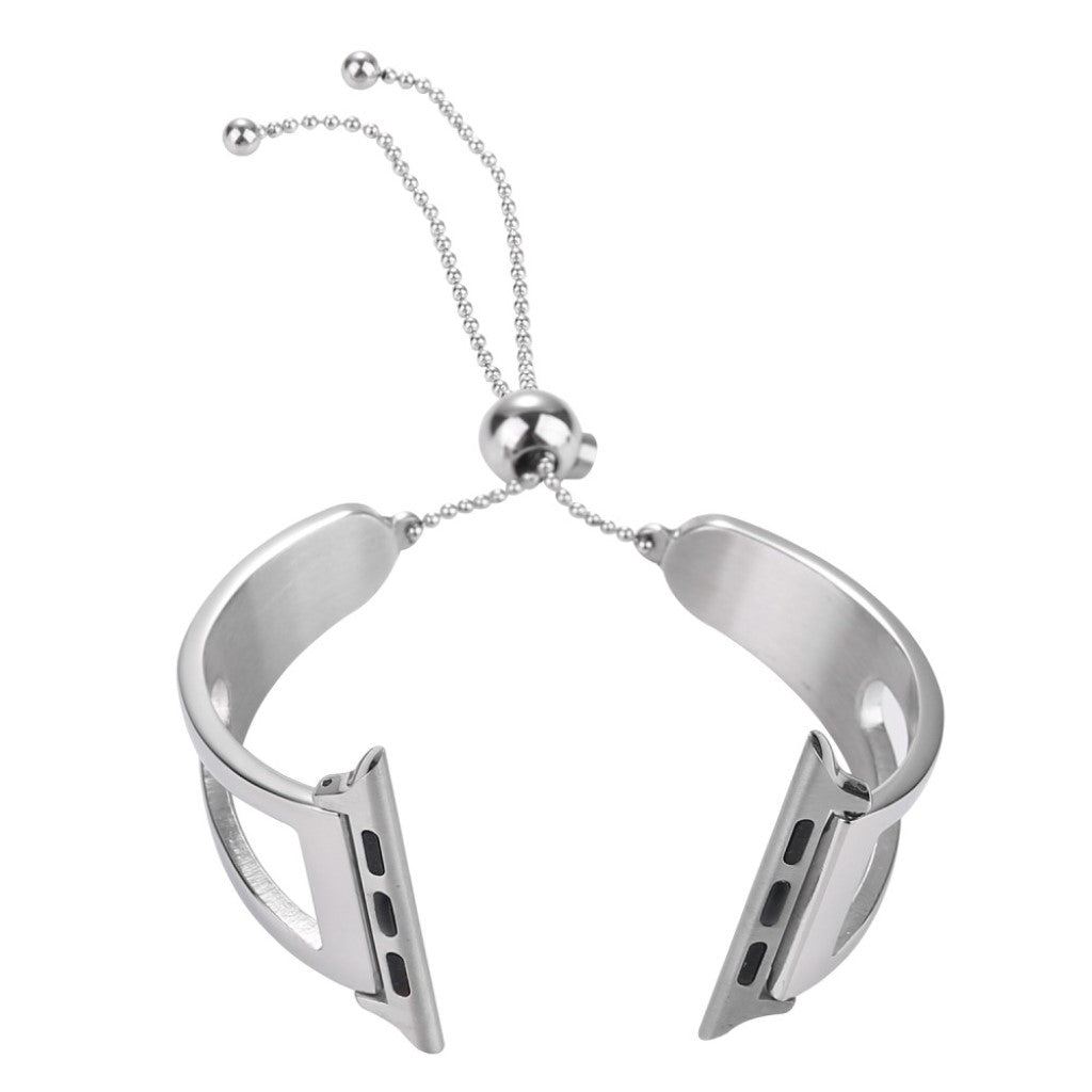 Vildt pænt Apple Watch Series 1-3 38mm Metal Rem - Sølv#serie_3