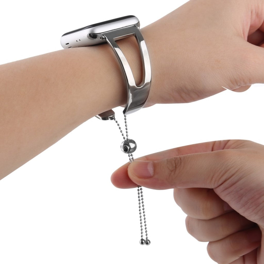 Vildt pænt Apple Watch Series 1-3 38mm Metal Rem - Sølv#serie_3