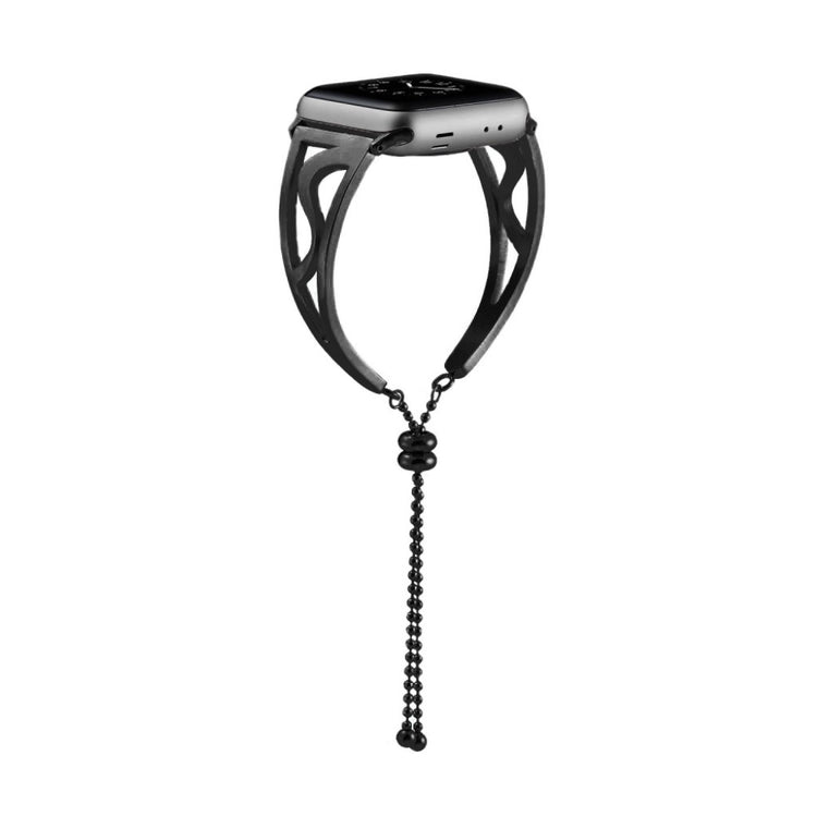 Super hårdfør Apple Watch Series 4 40mm Metal Rem - Sort#serie_2