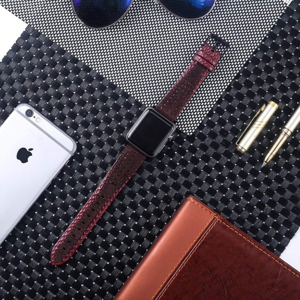 Super flot Apple Watch Series 4 40mm Ægte læder Rem - Flerfarvet#serie_1