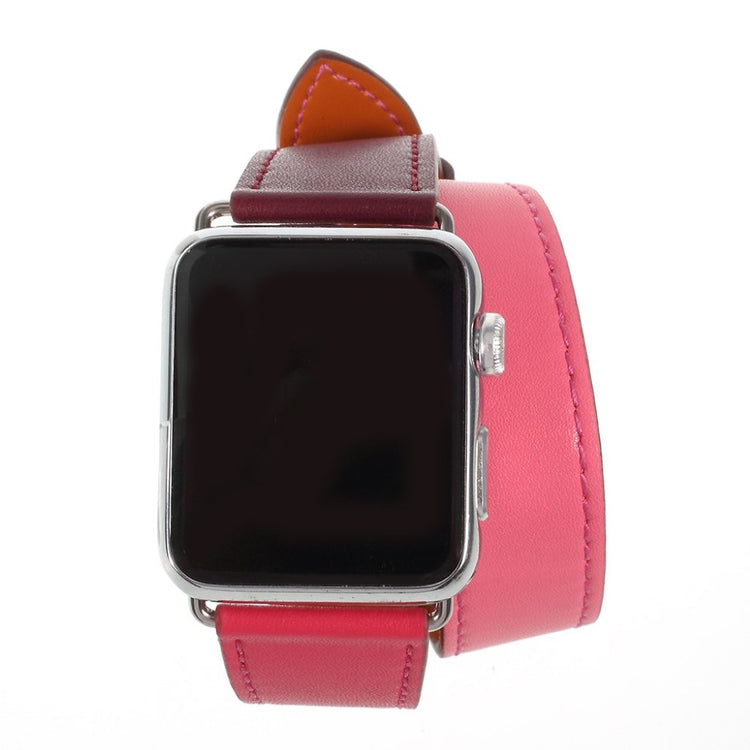 Mega skøn Apple Watch Series 4 40mm Ægte læder Rem - Pink#serie_1
