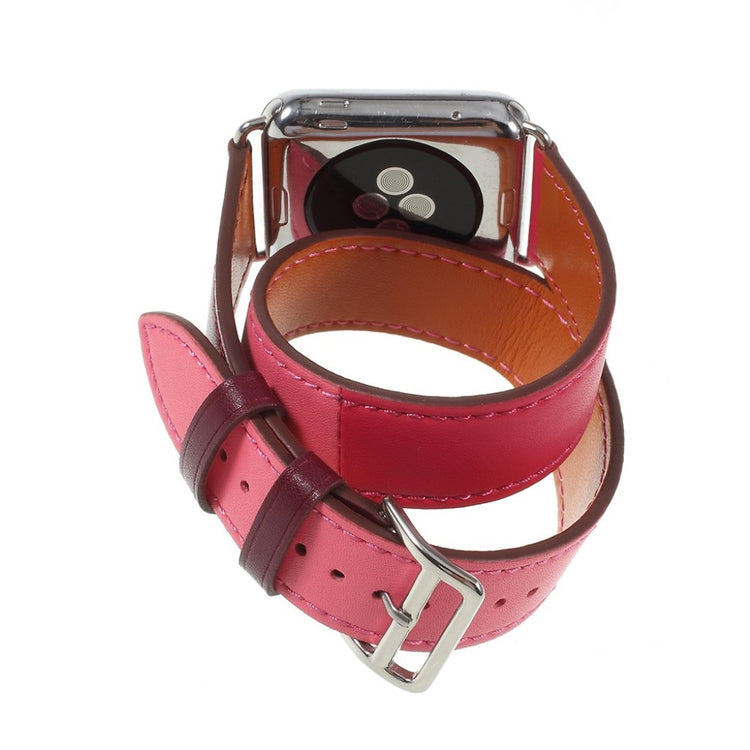 Mega skøn Apple Watch Series 4 40mm Ægte læder Rem - Pink#serie_1