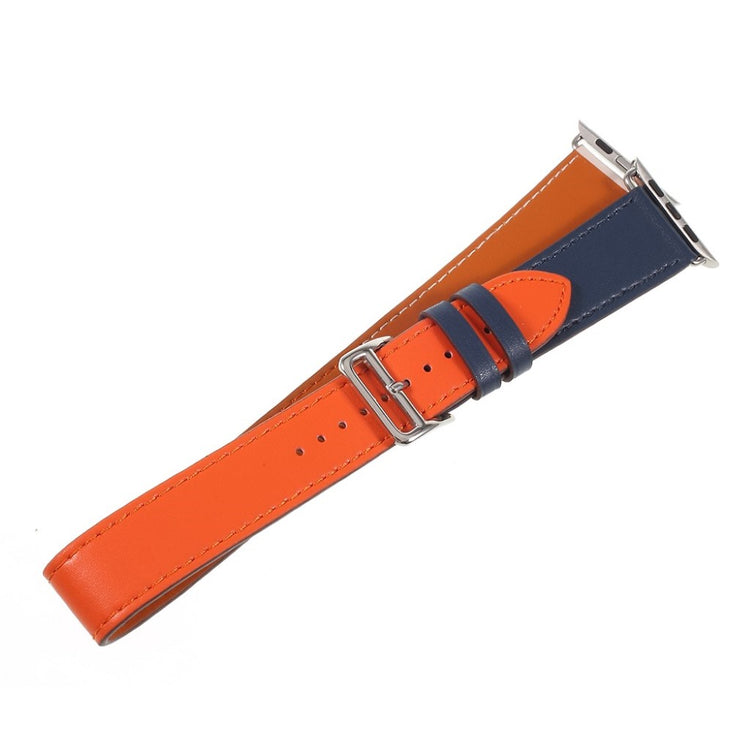 Mega skøn Apple Watch Series 4 40mm Ægte læder Rem - Orange#serie_2