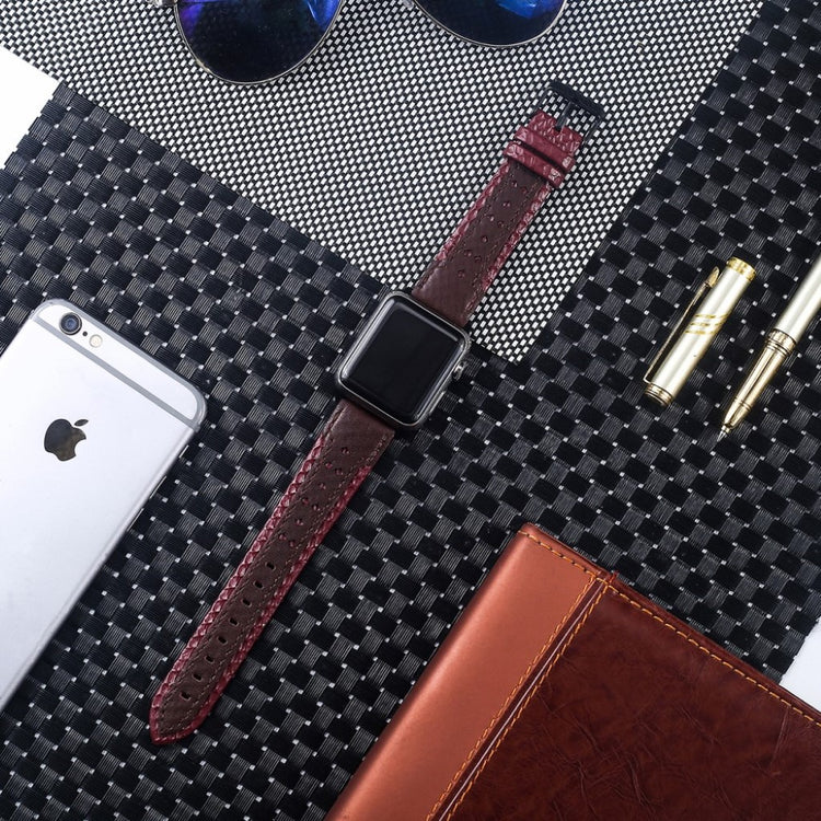 Super flot Apple Watch Series 4 40mm Ægte læder Rem - Flerfarvet#serie_1