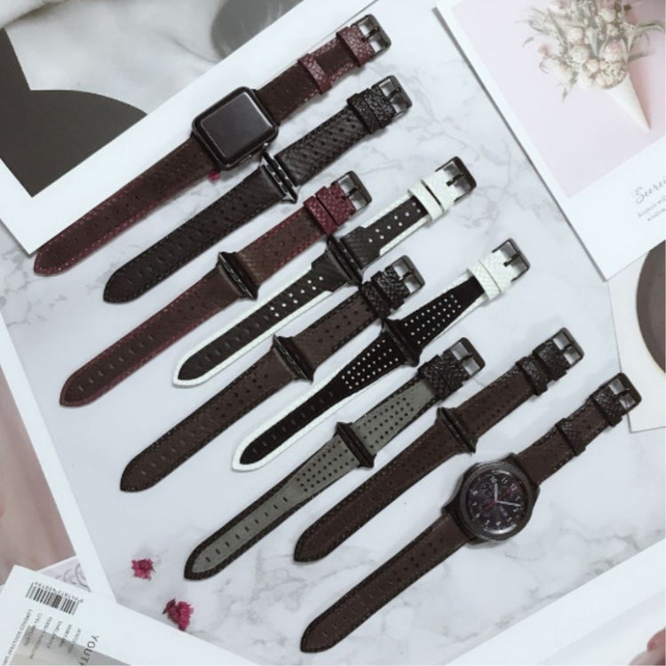 Super flot Apple Watch Series 4 40mm Ægte læder Rem - Flerfarvet#serie_2