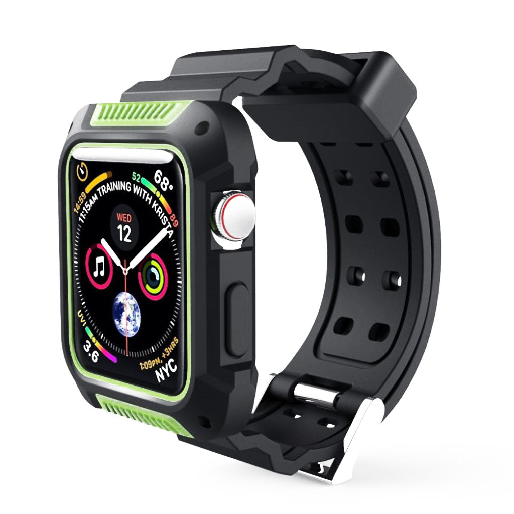 Vildt kΓΈnt Apple Watch Series 4 40mm Silikone Rem - GrΓΈn#serie_1