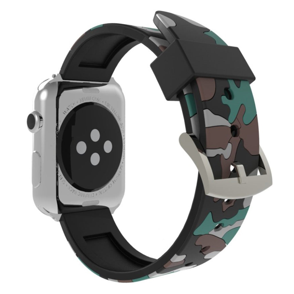 Rigtigt fint Apple Watch Series 4 40mm Silikone Rem - SΓΈlv#serie_1