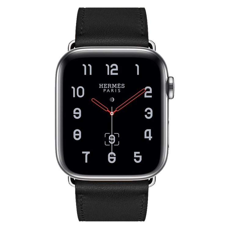 Vildt fantastisk Apple Watch Series 4 40mm Ægte læder Rem - Sort#serie_1