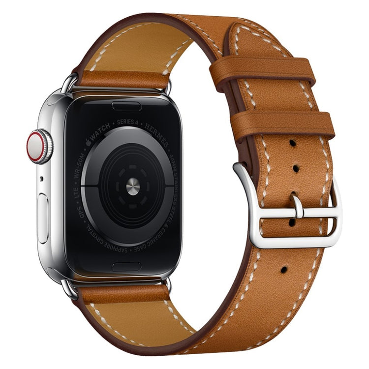 Vildt fantastisk Apple Watch Series 4 40mm Ægte læder Rem - Brun#serie_5